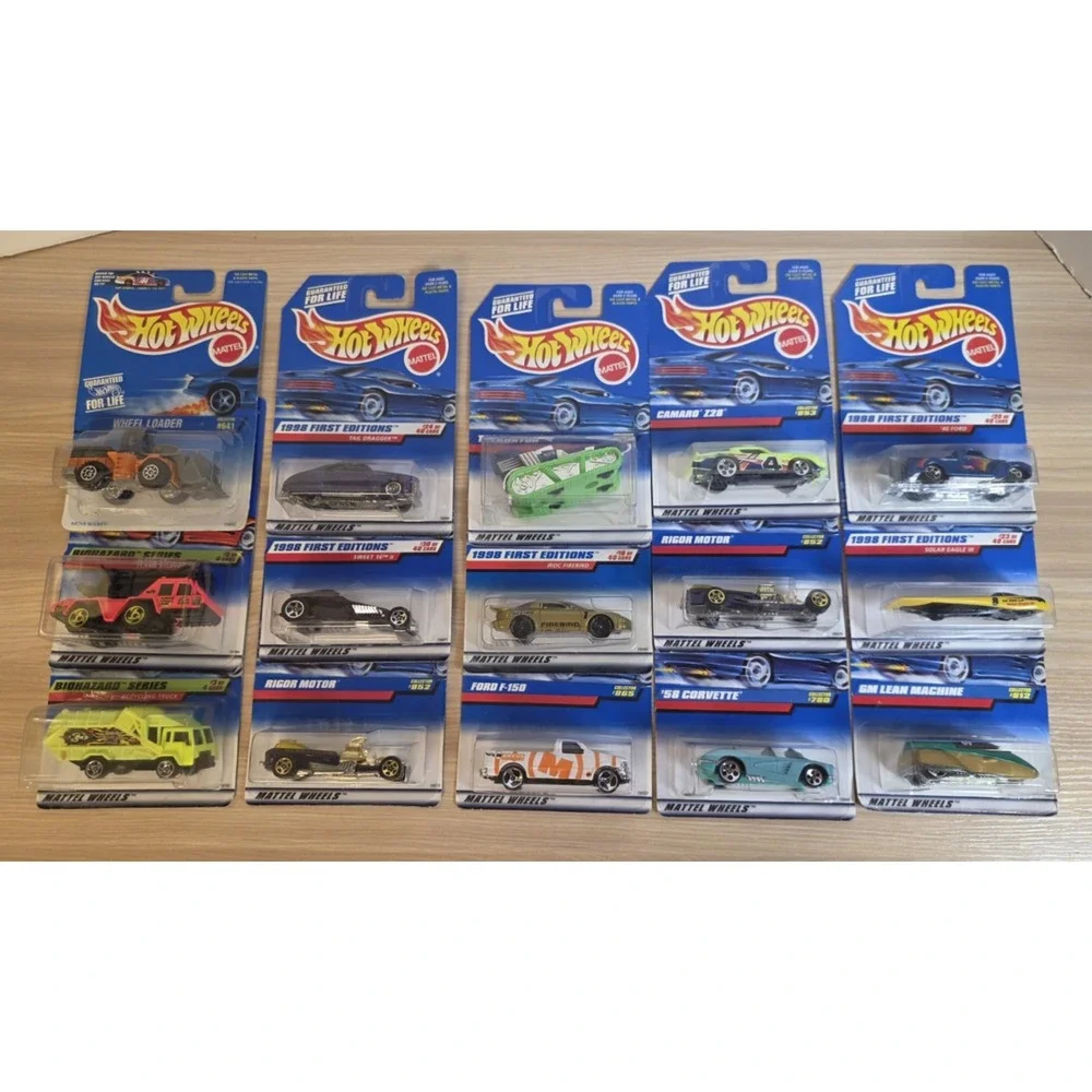 Vintage Lot 15 Hot Wheels 1990s Mix Classics Biohazard Hot Rods Sports Cars
